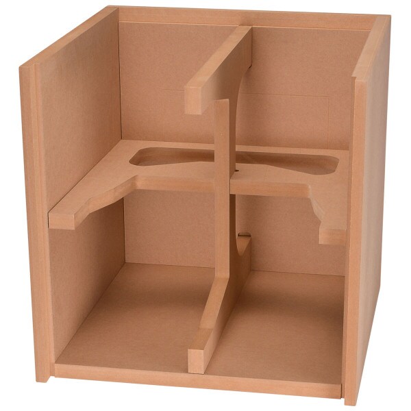 Main product image for Knock-Down MDF 1.5 ft³ Subwoofer Cabinet for 10" Subwoofers300-7080